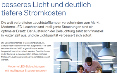Leuchtstofflampen durch moderne LED ersetzen